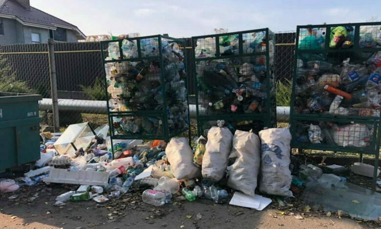 Кучи мусора в Кульбакино