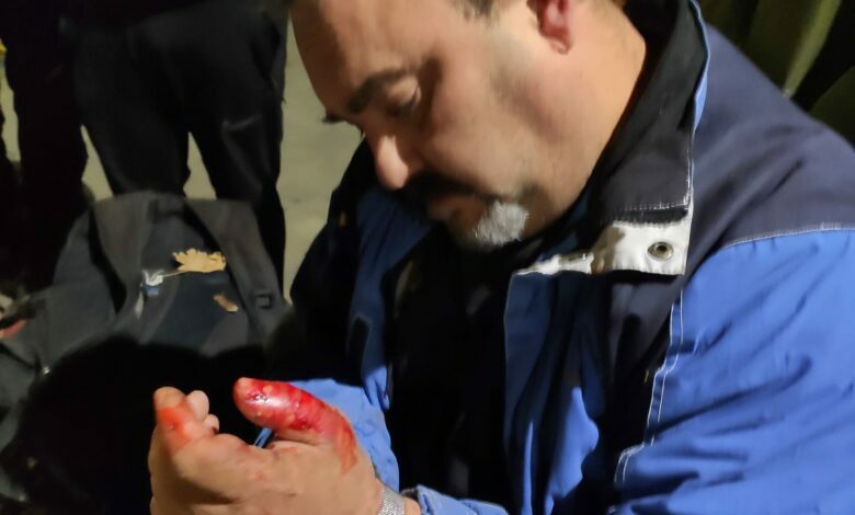 задержанный, ударивший нацгвардейца