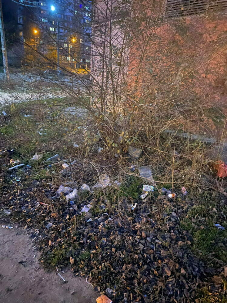 мусор на Ольжича