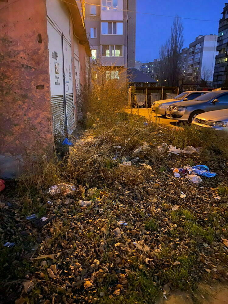 мусор на Ольжича