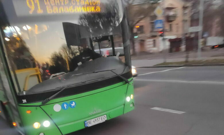 Автобус маршрута №91