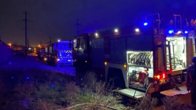 тушение пожара