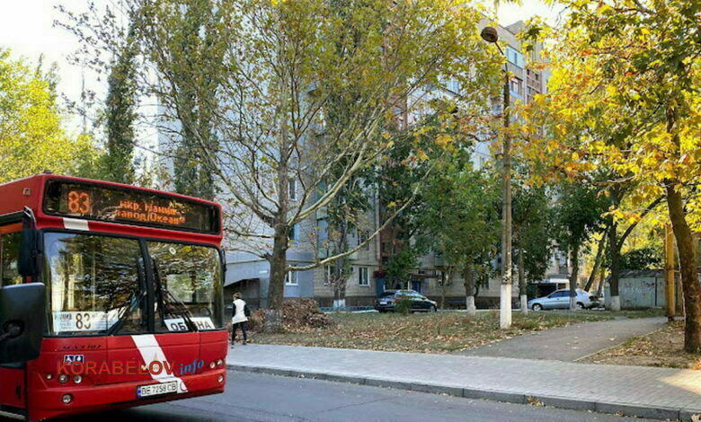 маршрут 83 в Николаеве