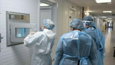 Визит замминистра здравоохранения в ковидный госпиталь Николаевской горбольницы №5