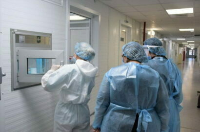 Визит замминистра здравоохранения в ковидный госпиталь Николаевской горбольницы №5