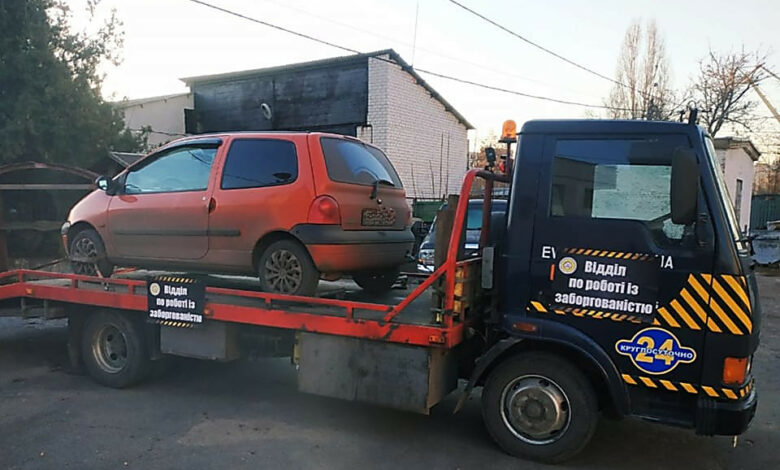 конфискованный за долг перед Николаевоблтеплоэнерго автомобиль