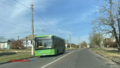 автобус маршрута №91 в Николаеве