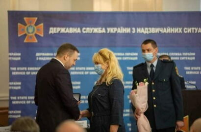 Награждение Ирины Грачёвой
