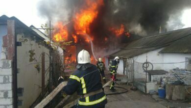 пожар в гараже