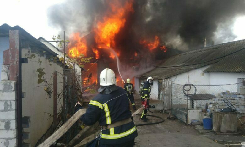 пожар в гараже