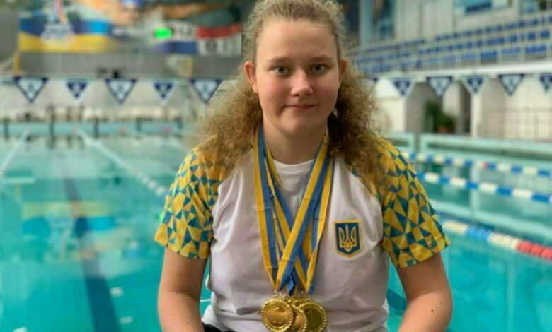 Пловчиха Мария Колесниченко