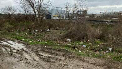 Мусор от водителей зерновозов