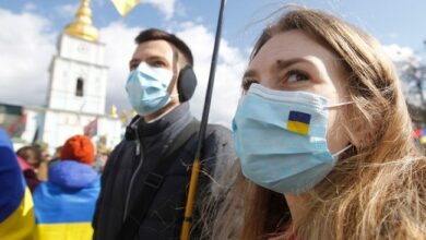 украинцы в масках
