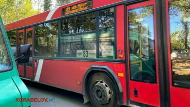 автобус маршрута №83 в Николаеве