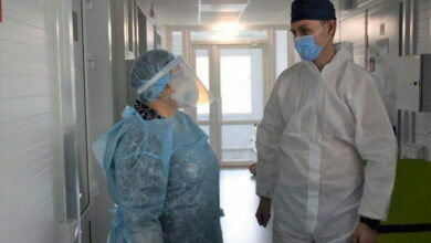 Визит замминистра здравоохранения в ковидный госпиталь Николаевской горбольницы 5