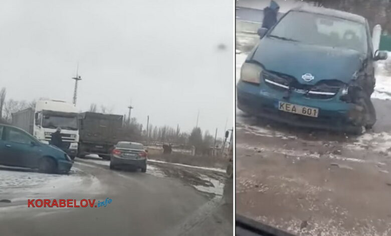 ДТП на ул. Степовой (объездная дорога) 21.12.2021