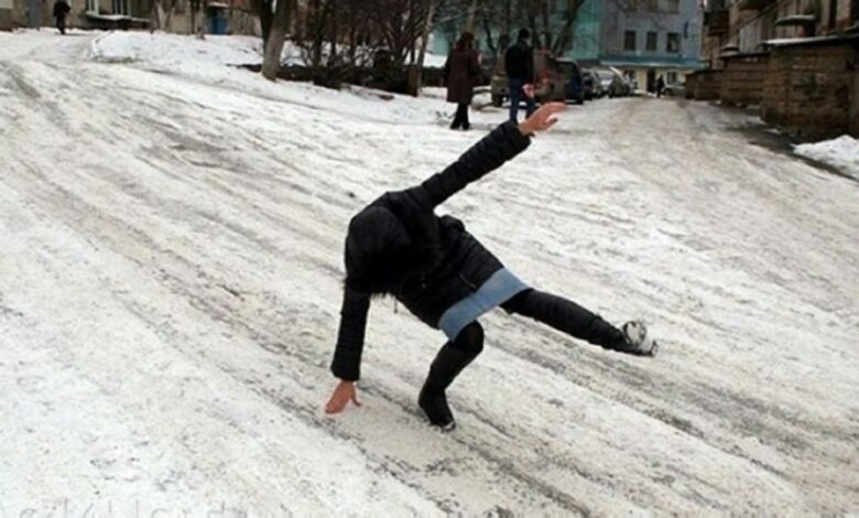 гололёд