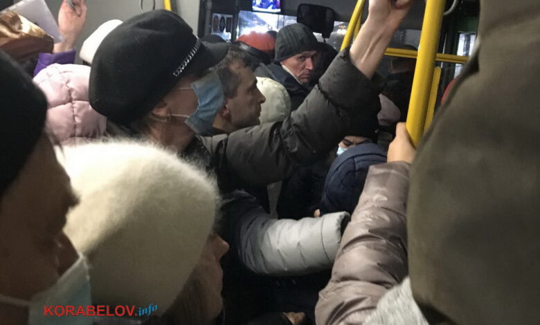 пассажиры автобуса №91