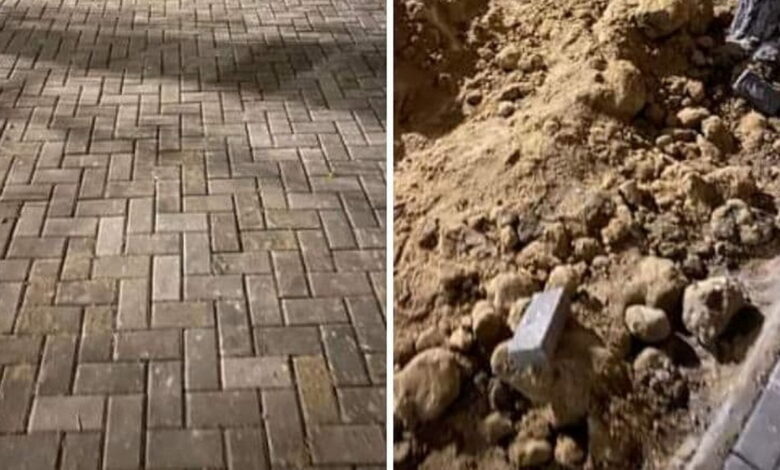 Тротуар по проспекту Корабелов