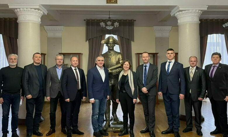 встреча Сенкевича с Норвежскими дипломатами