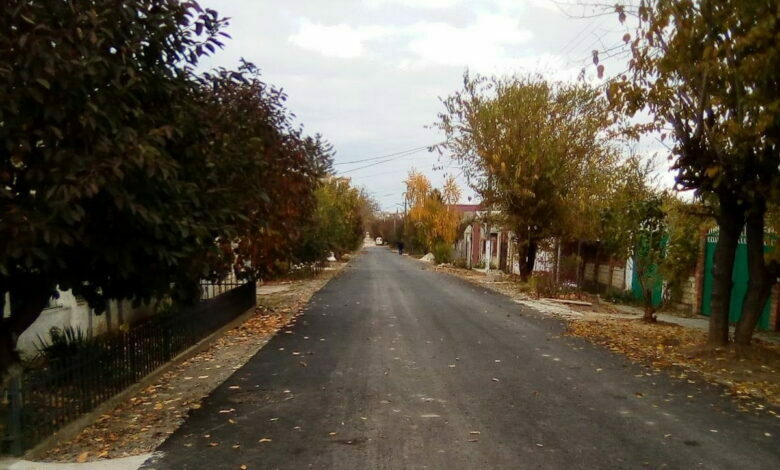 отремонтированная дорога в Балабановке