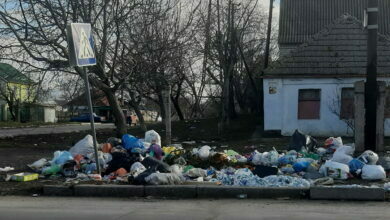 мусор по городу