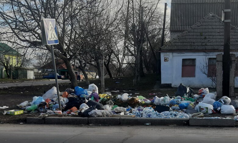мусор по городу