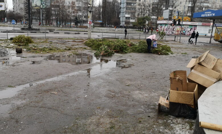 мусор после продажи елок