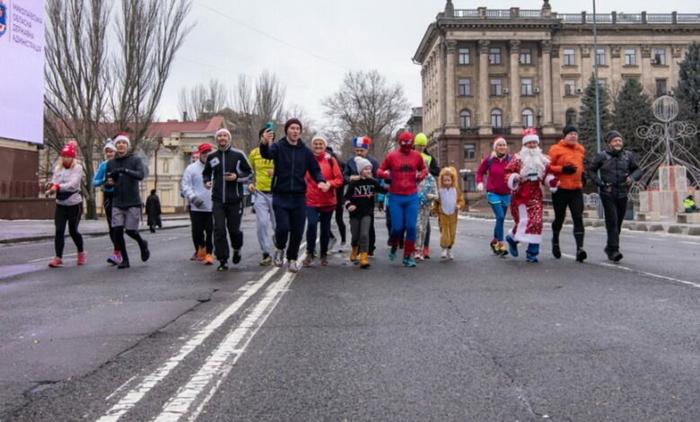 новогодний забег