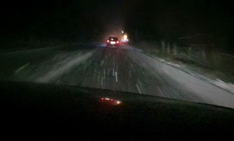 снег и дождь