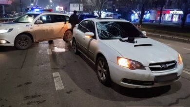 ДТП 10.01.2022 года на проспекте Мира в Николаеве