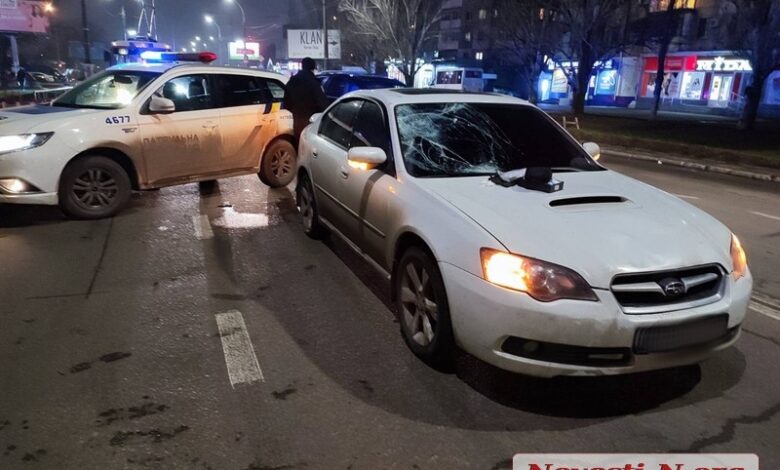 ДТП 10.01.2022 года на проспекте Мира в Николаеве