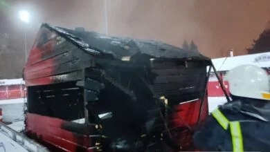 пожар на площади Соборной