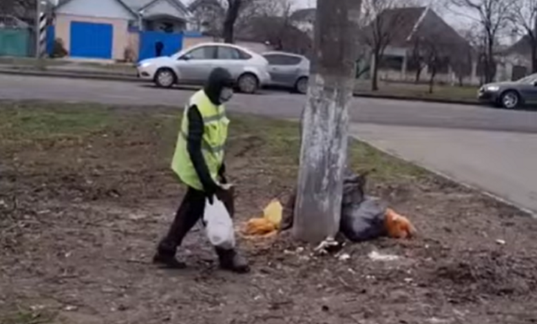 мусор в Широкой Балке