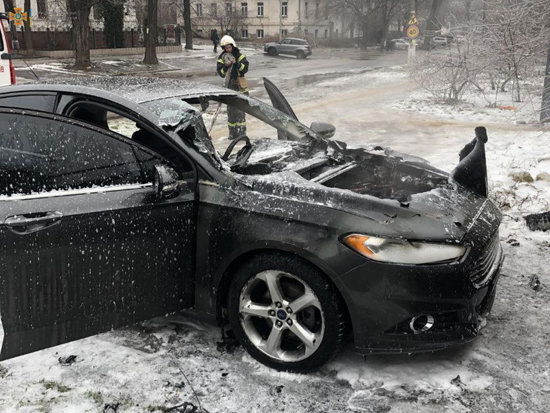 пожар автомобиля