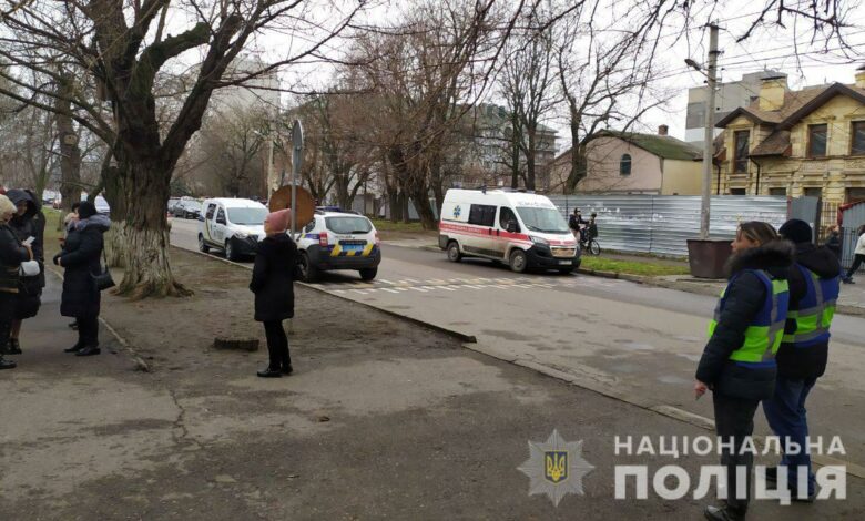 "минирование" школы