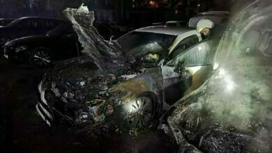 поджог авто