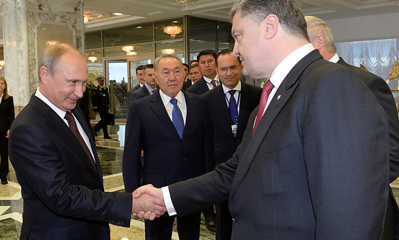 Путин и Порошенко