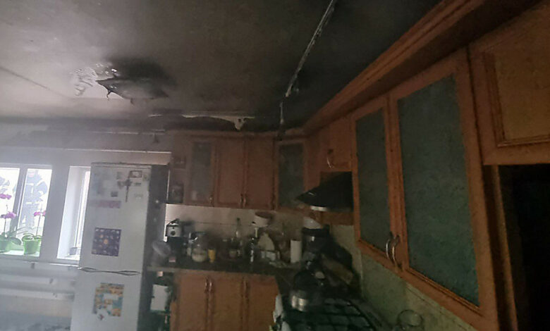 пожар на ул. Литовченко