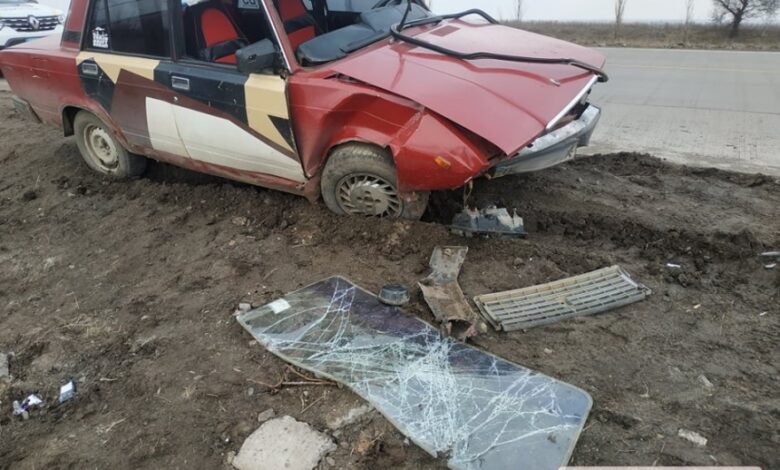 ДТП на въезде в город Николаев 16.02.2022