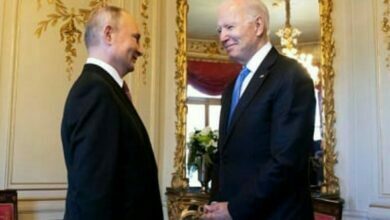 Владимир Путин и Джо Байден