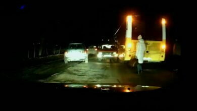 ДТП с автобусом НГЗ 01.02.2022