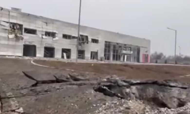 обстрел автосалона