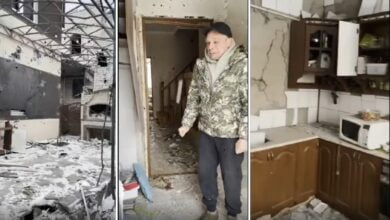 Разрушенный дом Виталия