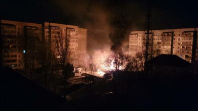 обстрел жилых кварталов российскими оккупантами