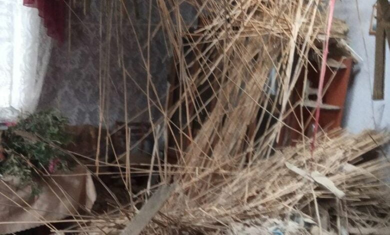 разрушенный дом в Балабановке