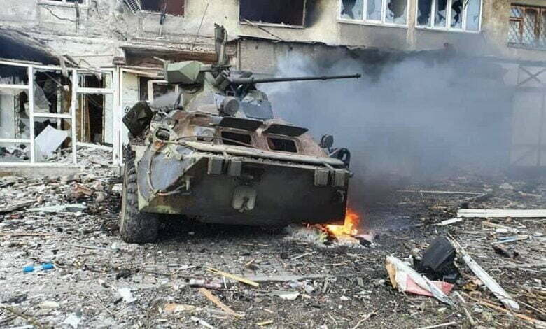 подбитая техника российских оккупантов