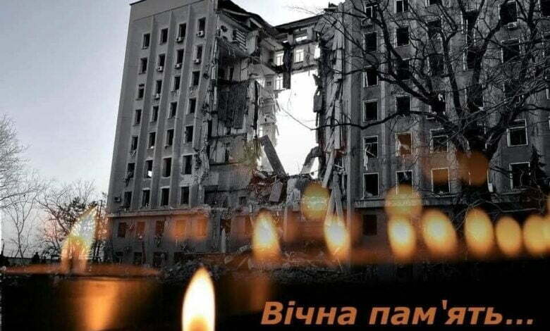 разрушенное здание Николаевской ОВА