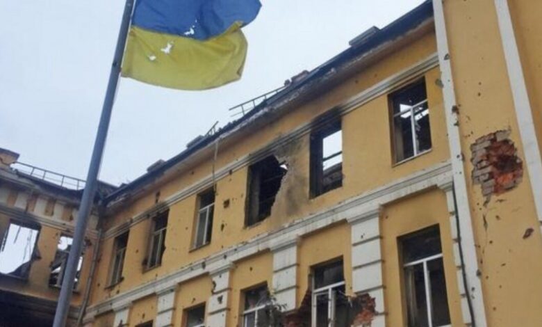 разрушенная рф-оккупантами школа в Снигиревке