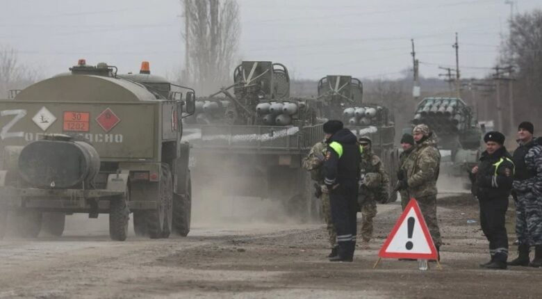 украинский блокпост